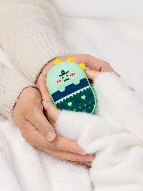 Niniz Blanket Caps Double-Sided Heat Hand warmer Auxiliary battery 5000 mAh Pebble Mini Hand warmer