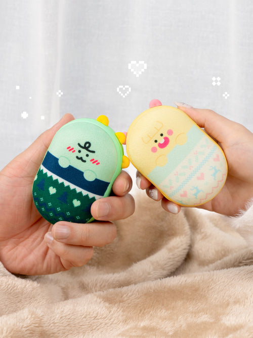 Niniz Blanket Caps Double-Sided Heat Hand warmer Auxiliary battery 5000 mAh Pebble Mini Hand warmer