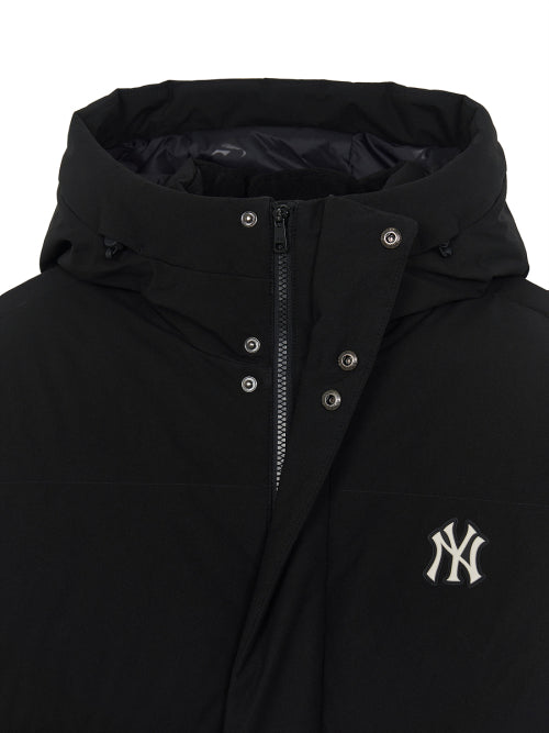 Varsity Hooded Long Padded NY (Black)