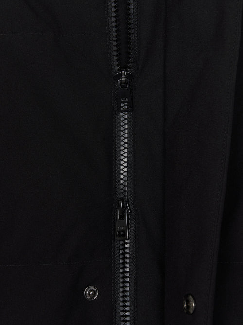 Varsity Hooded Long Padded NY (Black)