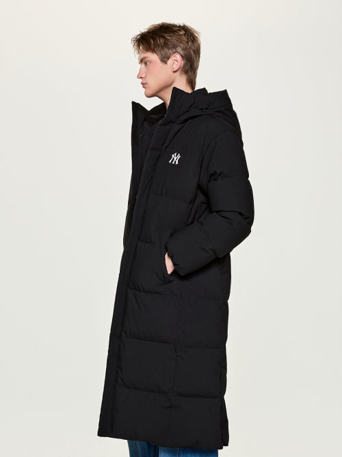 Varsity Hooded Long Padded NY (Black)