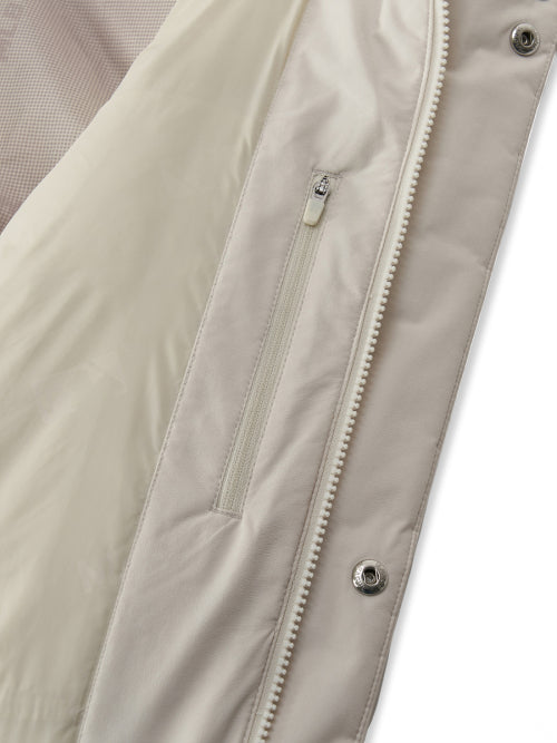 Varsity Hooded Long Padded NY (D.Cream)