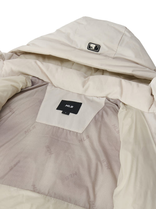 Varsity Hooded Long Padded NY (D.Cream)