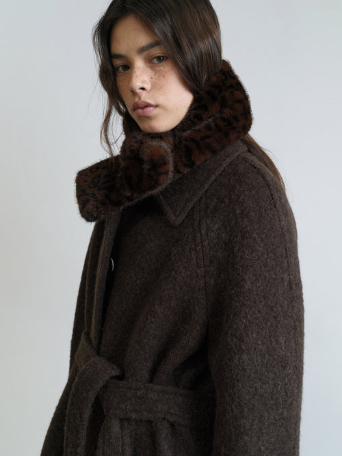 Leopard Fur Muffler VX5WA629_2color