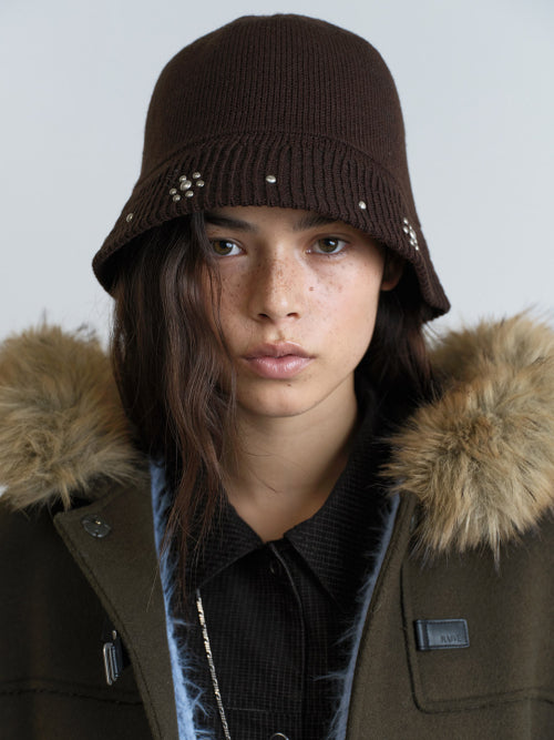 Beads Detailed Bucket Hat VX5WA626_3color
