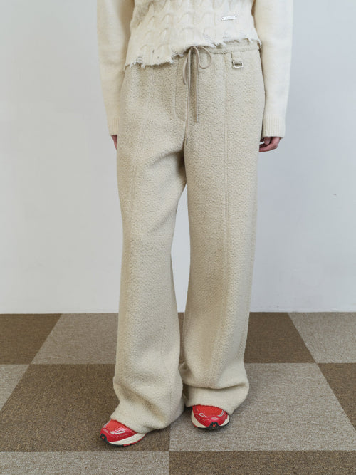 Fleece Drawstring Jogger Pants VW5WL530_2color