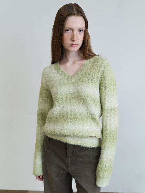 Gradient Twist Knit VK5WP292_2color