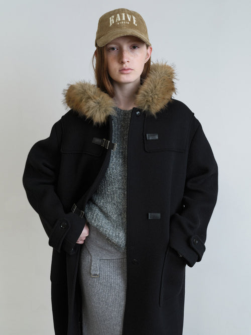 Fur Trimming Long Coat VW5WH046_2color