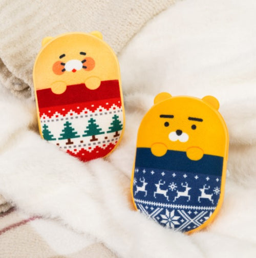 [2PACK] Kakao Friends Double-Sided Heating Hand warmer Auxiliary Battery 5000 mAh Mini Hand warmer