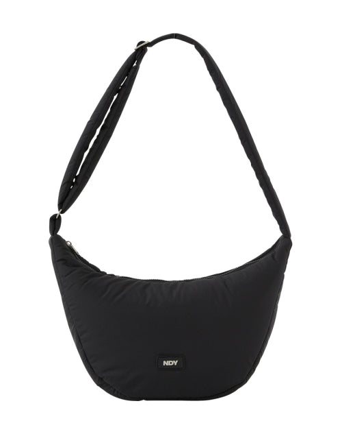 Padded Hobo Cross Bag Black