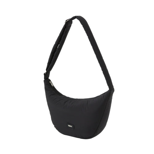 Padded Hobo Cross Bag Black
