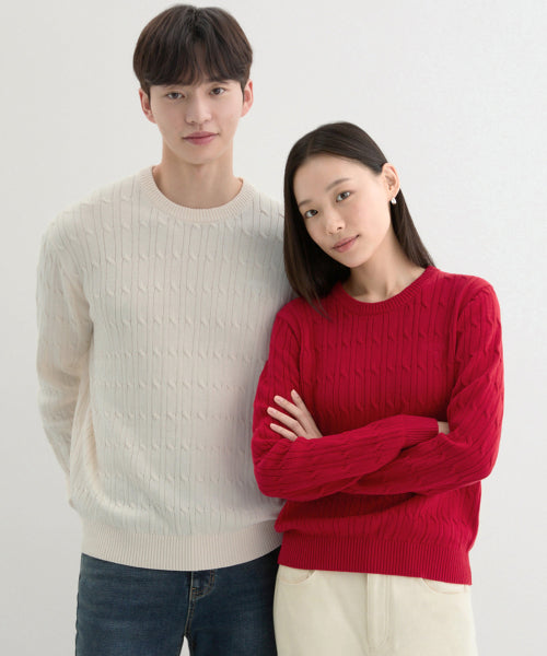 [ON] Uni Twisted Bread Round Sweatshirt NP3SE601