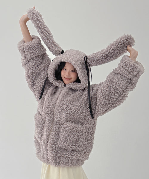 Sleepy Bunny Jacket - GREY