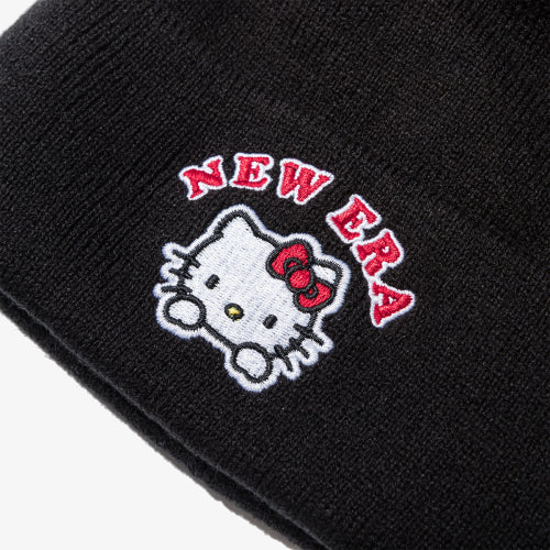 K BASIC BEANIE NE X HELLO KITTY BLK