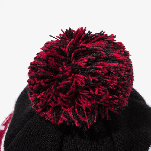 K POMPON BEANIE NE X HELLO KITTY BLK