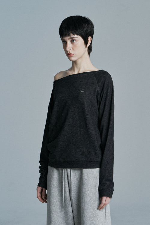 INDIGO DENIM LONG SLEEVE BLACK