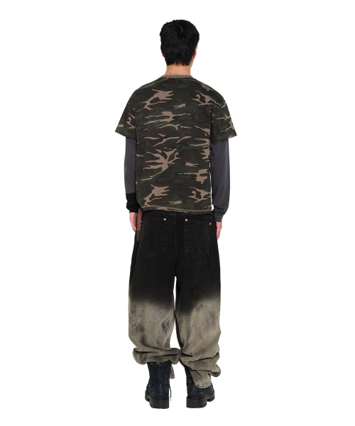 Camouflage layered Long Sleeve (Khaki)