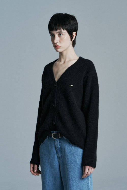 JOY KNIT CARDIGAN BLACK
