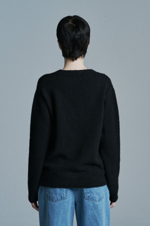 JOY KNIT CARDIGAN BLACK