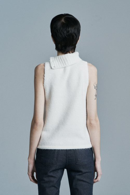 JOY KNIT TOP WHITE