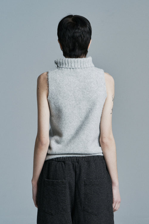 JOY KNIT TOP GRAY