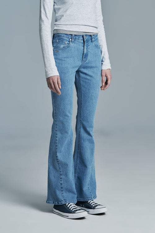 RAW DENIM PANTS LIGHT BLUE