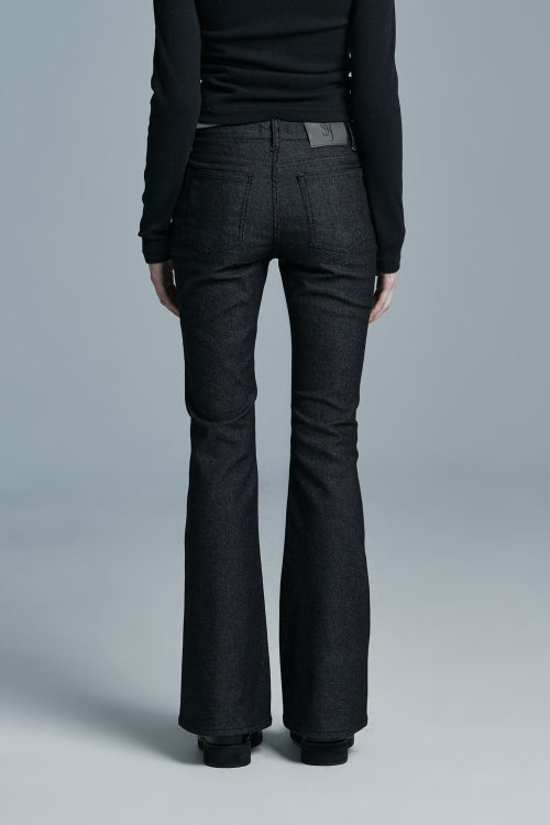 RAW DENIM PANTS BLACK