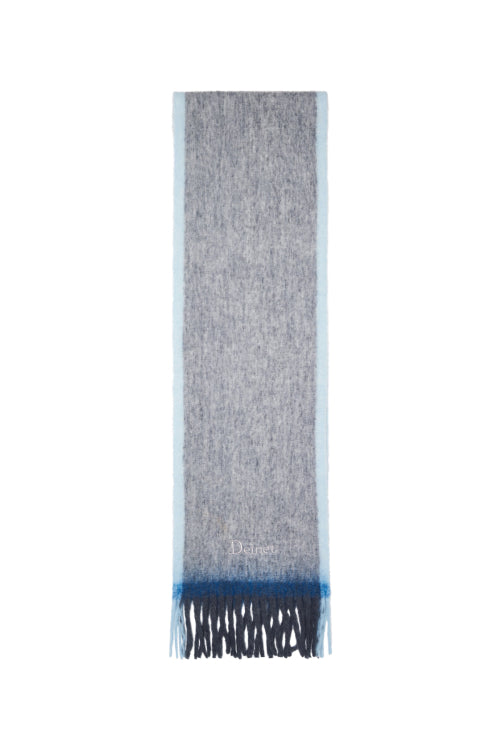 COLOR MIX BOUCLE MUFFLER IN CHARCOAL
