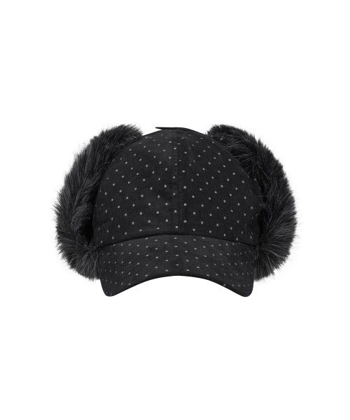 L21 DOT FUR TROOPER HAT(BLACK)
