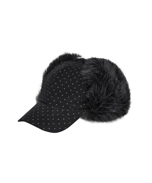 L21 DOT FUR TROOPER HAT(BLACK)