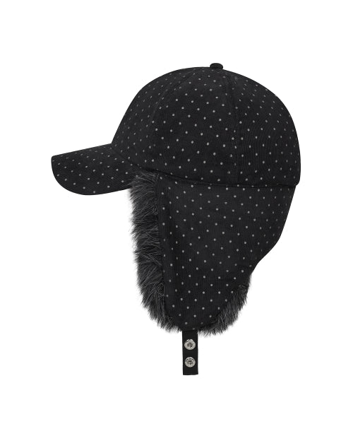 L21 DOT FUR TROOPER HAT(BLACK)