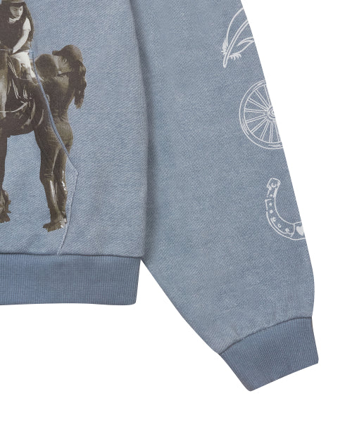 L21 SNOW FUR HOOD ZIP-UP(SKY BLUE)