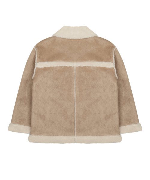 L21 PAUL SHEARLING MUSTANG JACKET(BEIGE)