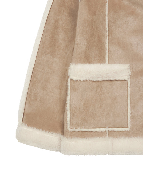 L21 PAUL SHEARLING MUSTANG JACKET(BEIGE)