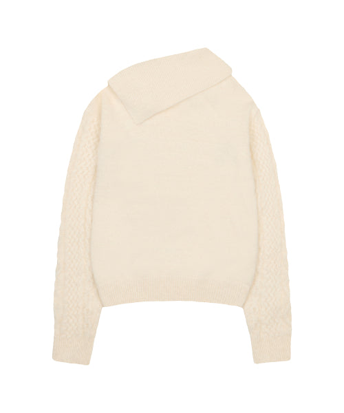L21 CLOUD CABLE KNIT(CREAM)
