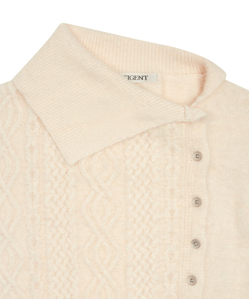 L21 CLOUD CABLE KNIT(CREAM)