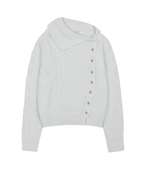 L21 CLOUD CABLE KNIT(SKY BLUE)