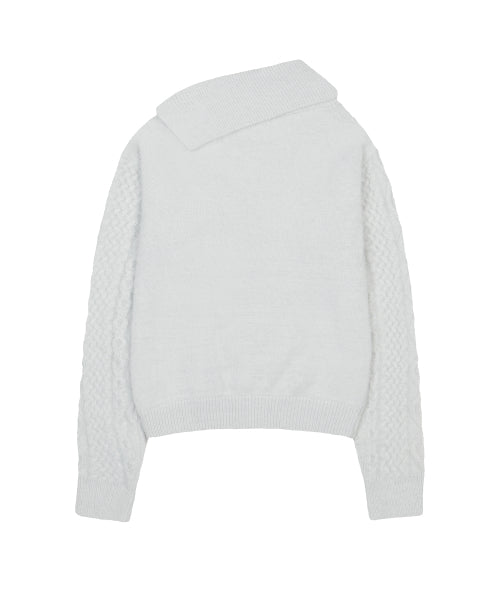 L21 CLOUD CABLE KNIT(SKY BLUE)