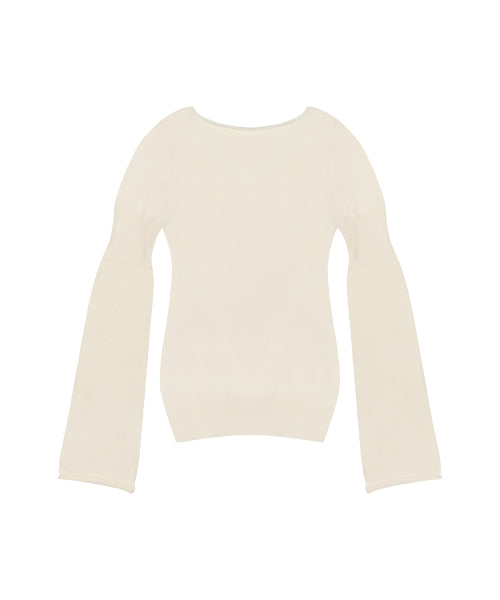 L21 IN MY PONNY KNIT(CREAM)