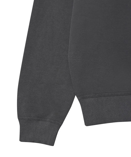 L21 DUSTY HORSE ONE-SHOULDER SWEATSHIRT(CHARCOAL)