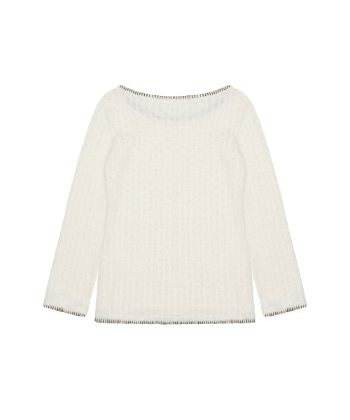 L21 SNOW PLUFFY MINI DRESS TOP(IVORY)