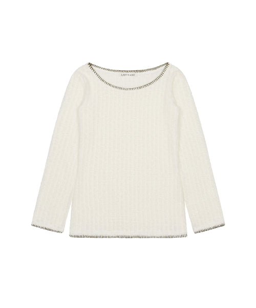 L21 SNOW PLUFFY MINI DRESS TOP(IVORY)