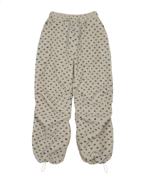 L21 DOT FLEECE PANTS(CREAM)