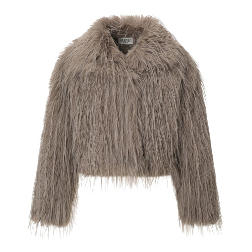 Shaggy Fur Jacket (brown)