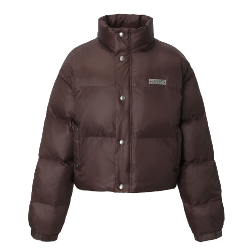 Stud Padded Jacket (brown)