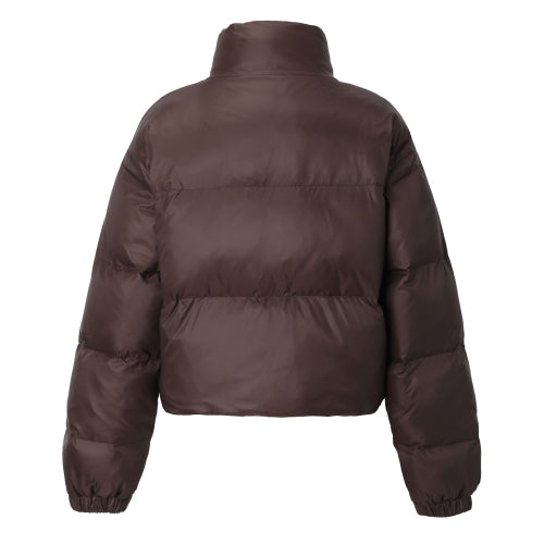 Stud Padded Jacket (brown)