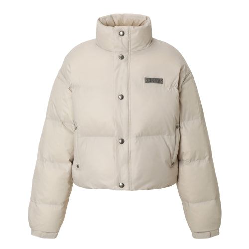 Stud Padded Jacket (greige)
