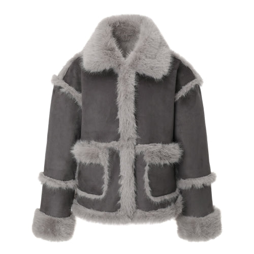 Shearing Fur Mustang (charcoal)