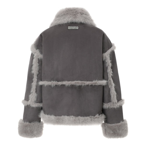 Shearing Fur Mustang (charcoal)