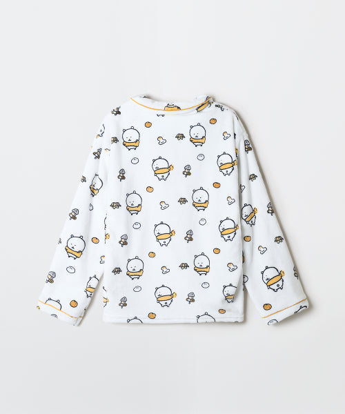 [Damgom] Warm bear sleeping pajamas (IVORY)_SPPG11U01